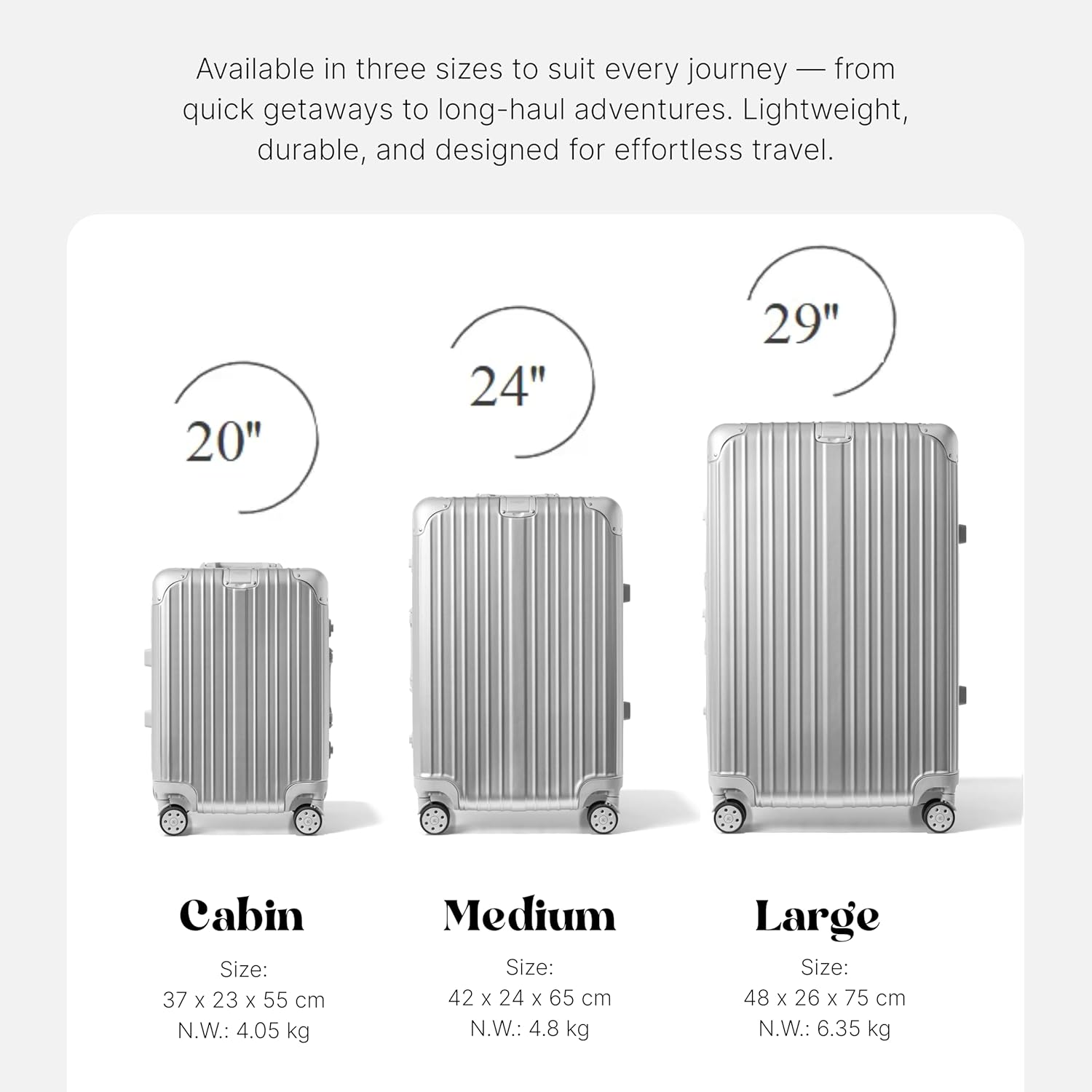 Aeon 2-teiliges Kofferset