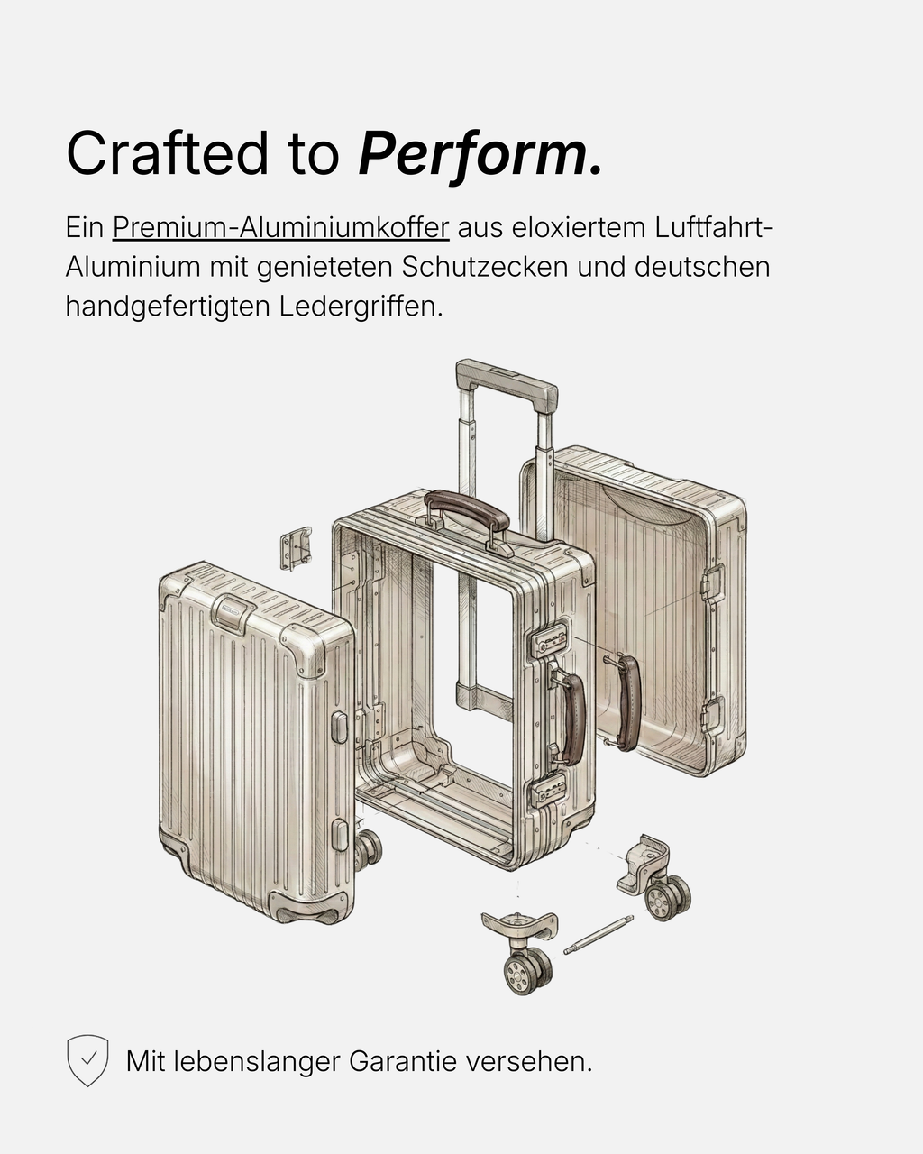 Icon Aluminium Koffer