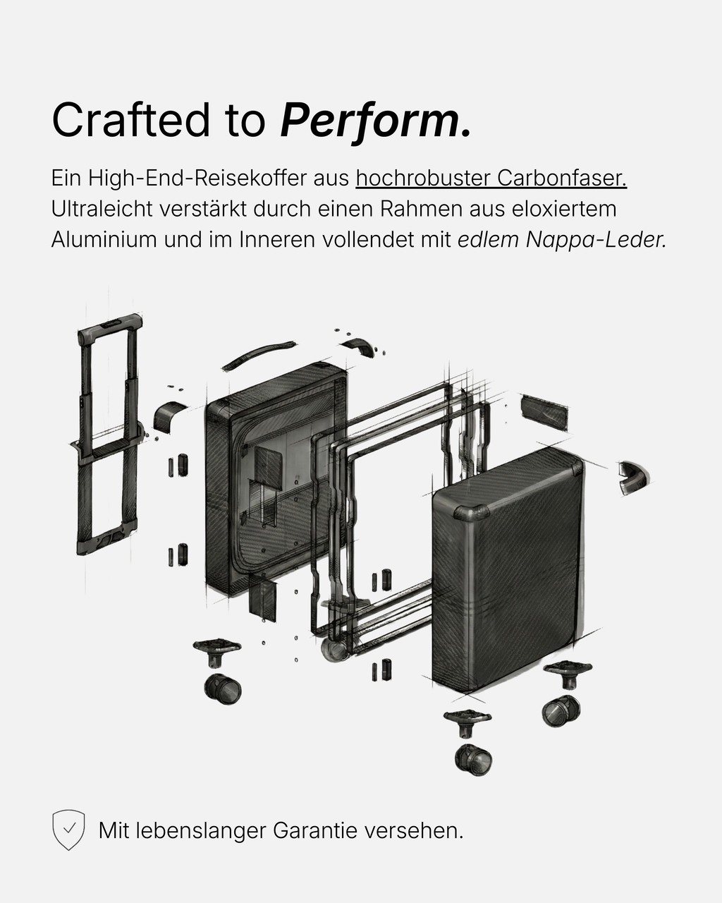 Carbonfaser Reisekoffer